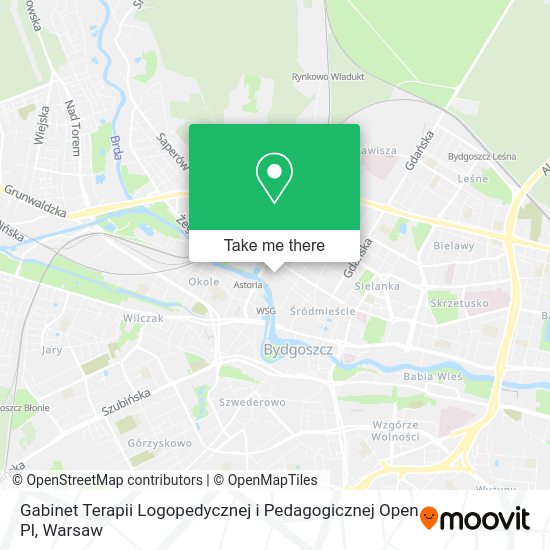 Gabinet Terapii Logopedycznej i Pedagogicznej Open Pl map