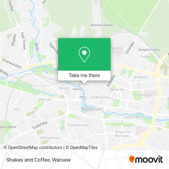 Карта Shakes and Coffee