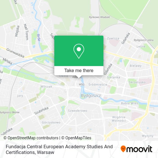 Fundacja Central European Academy Studies And Certifications map