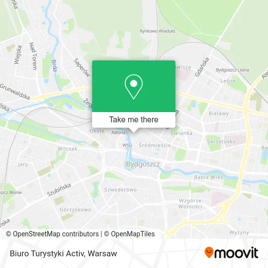 Карта Biuro Turystyki Activ