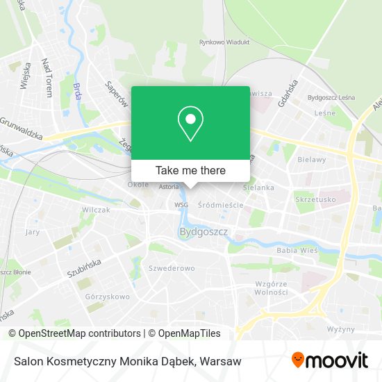 Карта Salon Kosmetyczny Monika Dąbek