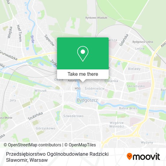 Карта Przedsiębiorstwo Ogólnobudowlane Radzicki Sławomir