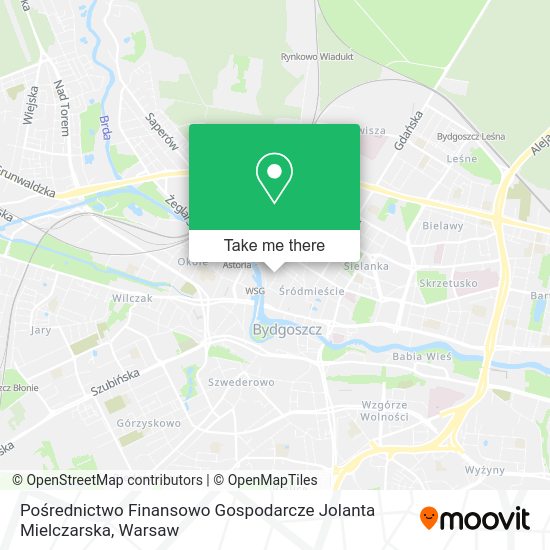 Pośrednictwo Finansowo Gospodarcze Jolanta Mielczarska map