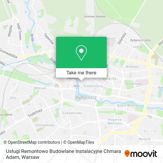 Usługi Remontowo Budowlane Instalacyjne Chmara Adam map