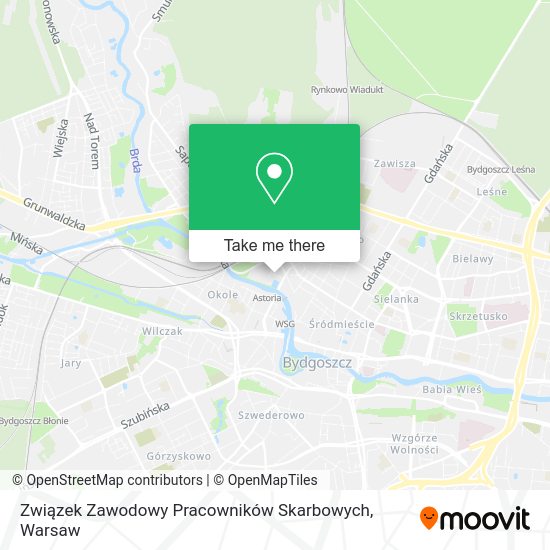 Związek Zawodowy Pracowników Skarbowych map