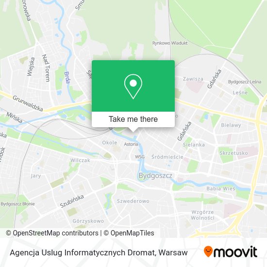 Agencja Uslug Informatycznych Dromat map