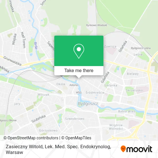 Zasieczny Witold, Lek. Med. Spec. Endokrynolog map