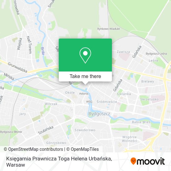 Księgarnia Prawnicza Toga Helena Urbańska map