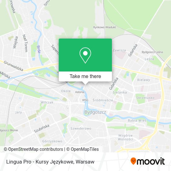 Lingua Pro - Kursy Językowe map