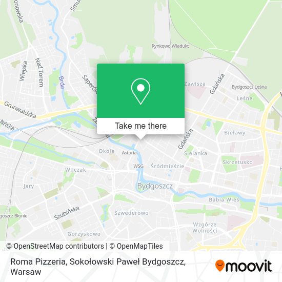 Roma Pizzeria, Sokołowski Paweł Bydgoszcz map