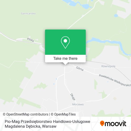 Pio-Mag Przedsiębiorstwo Handlowo-Usługowe Magdalena Dębicka map