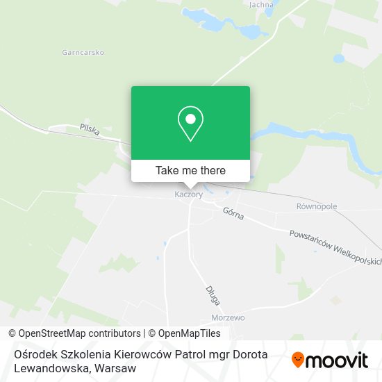 Ośrodek Szkolenia Kierowców Patrol mgr Dorota Lewandowska map