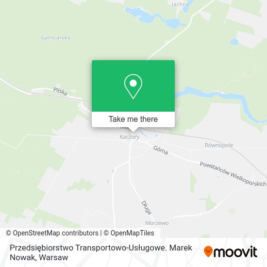 Przedsiębiorstwo Transportowo-Usługowe. Marek Nowak map