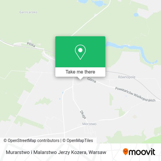 Murarstwo i Malarstwo Jerzy Kozera map