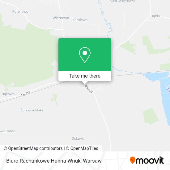 Biuro Rachunkowe Hanna Wnuk map