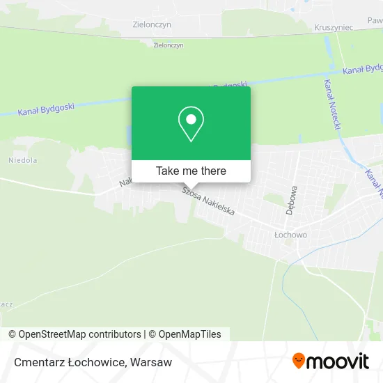 Cmentarz Łochowice map