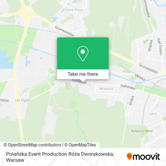 Polańska Event Production Róża Dworakowska map