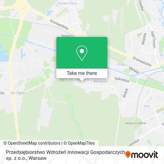 Przedsiębiorstwo Wdrożeń Innowacji Gospodarczych sp. z o.o. map