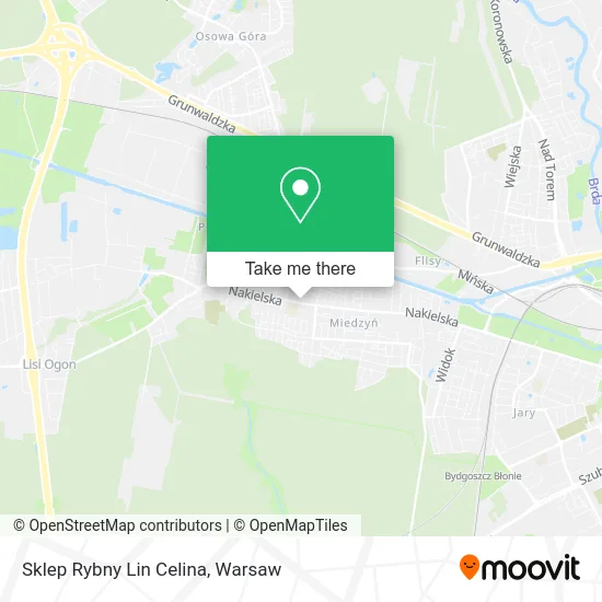 Карта Sklep Rybny Lin Celina