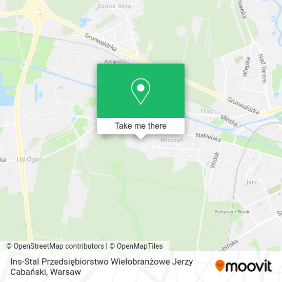 Ins-Stal Przedsiębiorstwo Wielobranżowe Jerzy Cabański map