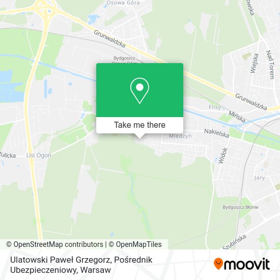 Ulatowski Paweł Grzegorz, Pośrednik Ubezpieczeniowy map