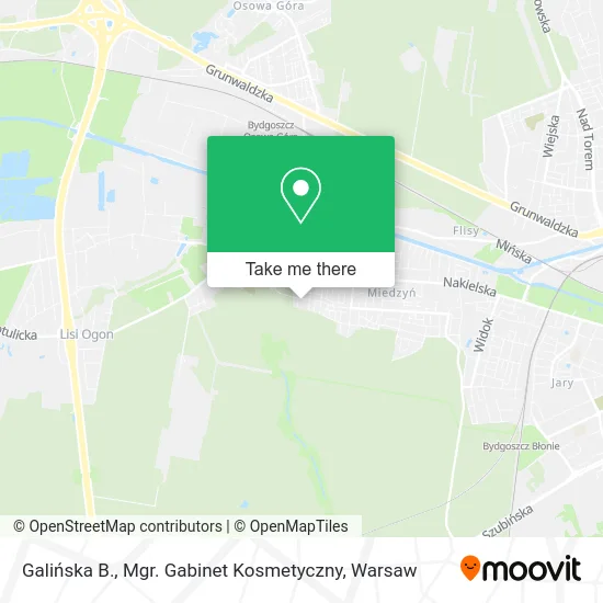Galińska B., Mgr. Gabinet Kosmetyczny map