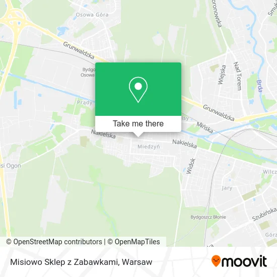 Карта Misiowo Sklep z Zabawkami