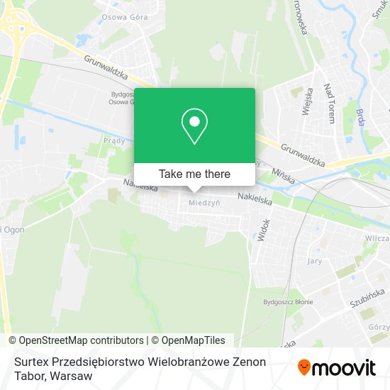 Surtex Przedsiębiorstwo Wielobranżowe Zenon Tabor map