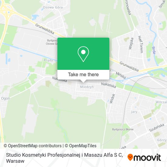 Studio Kosmetyki Profesjonalnej i Masazu Alfa S C map