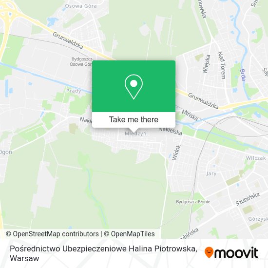 Pośrednictwo Ubezpieczeniowe Halina Piotrowska map