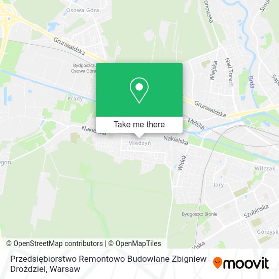 Przedsiębiorstwo Remontowo Budowlane Zbigniew Drożdziel map