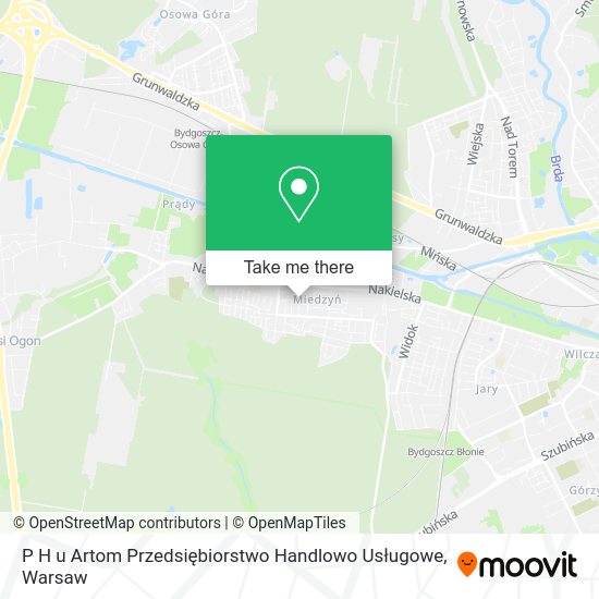 P H u Artom Przedsiębiorstwo Handlowo Usługowe map