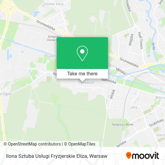 Ilona Sztuba Usługi Fryzjerskie Eliza map