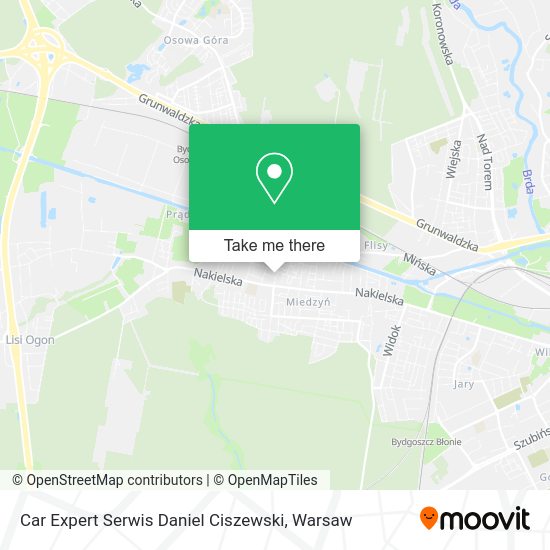 Car Expert Serwis Daniel Ciszewski map