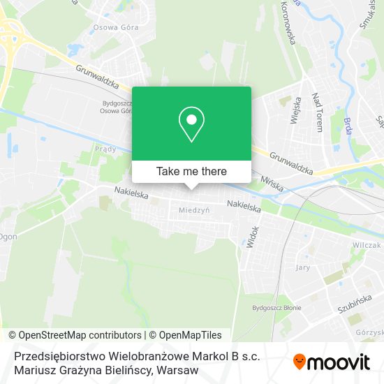 Przedsiębiorstwo Wielobranżowe Markol B s.c. Mariusz Grażyna Bielińscy map