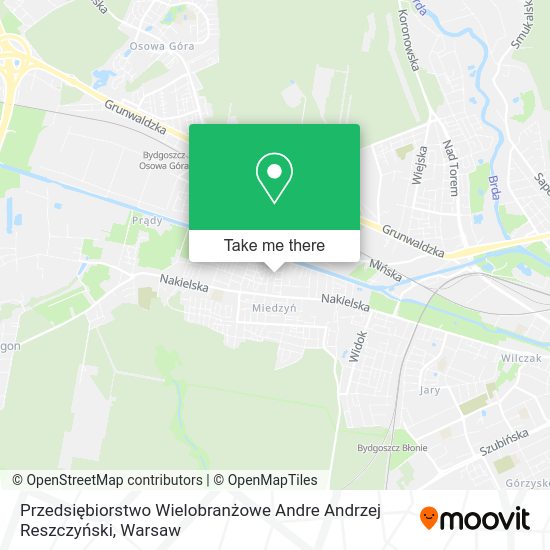 Przedsiębiorstwo Wielobranżowe Andre Andrzej Reszczyński map