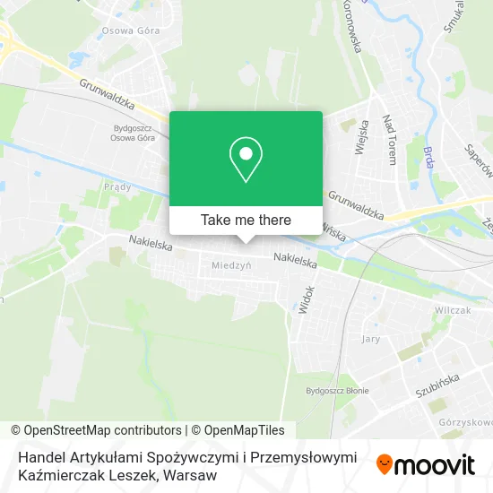 Handel Artykułami Spożywczymi i Przemysłowymi Kaźmierczak Leszek map