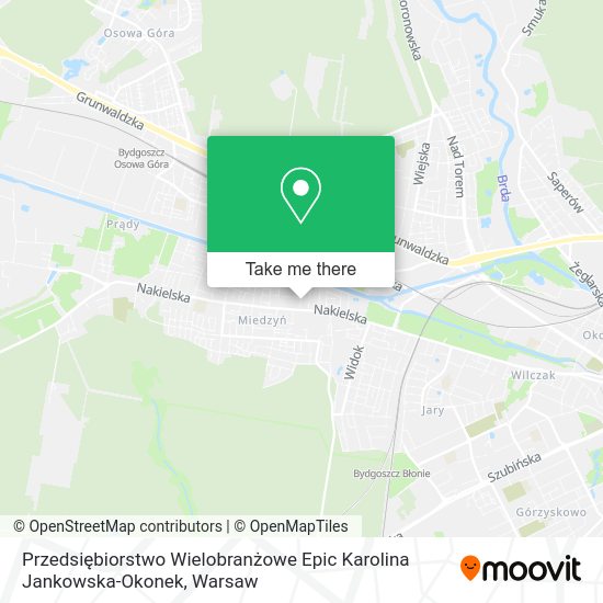 Przedsiębiorstwo Wielobranżowe Epic Karolina Jankowska-Okonek map