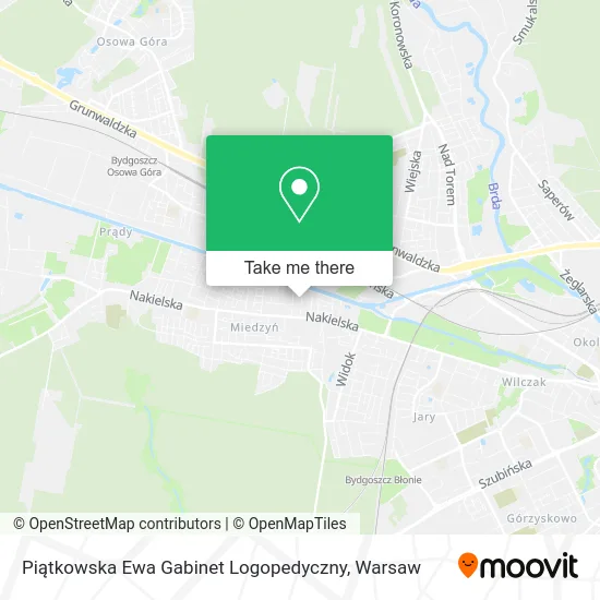 Piątkowska Ewa Gabinet Logopedyczny map