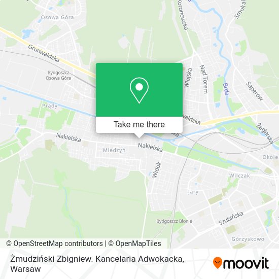 Żmudziński Zbigniew. Kancelaria Adwokacka map