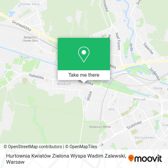 Hurtownia Kwiatów Zielona Wyspa Wadim Zalewski map