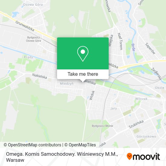 Omega. Komis Samochodowy. Wiśniewscy M.M. map