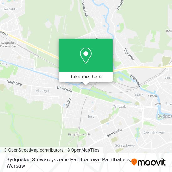 Bydgoskie Stowarzyszenie Paintballowe Paintballers map