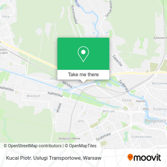 Kucal Piotr. Usługi Transportowe map