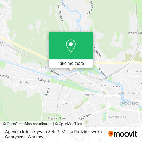 Agencja Interaktywna 3eb.Pl Marta Radziszewska-Gabryszak map