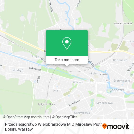 Przedsiebiorstwo Wielobranzowe M D Miroslaw Piotr Dolski map