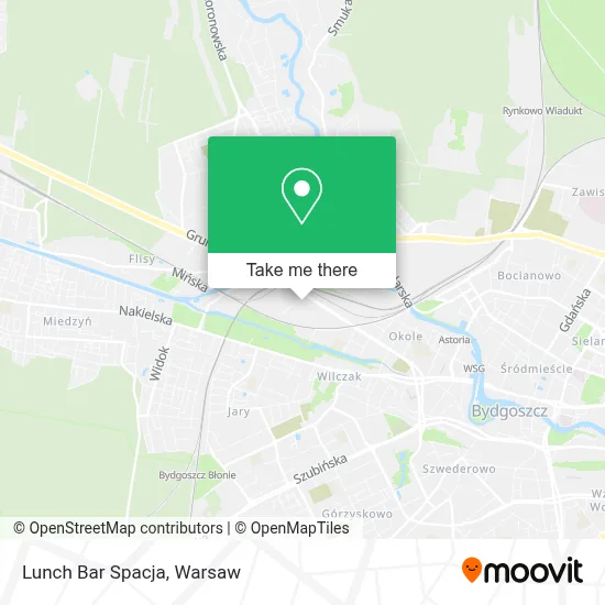 Lunch Bar Spacja map