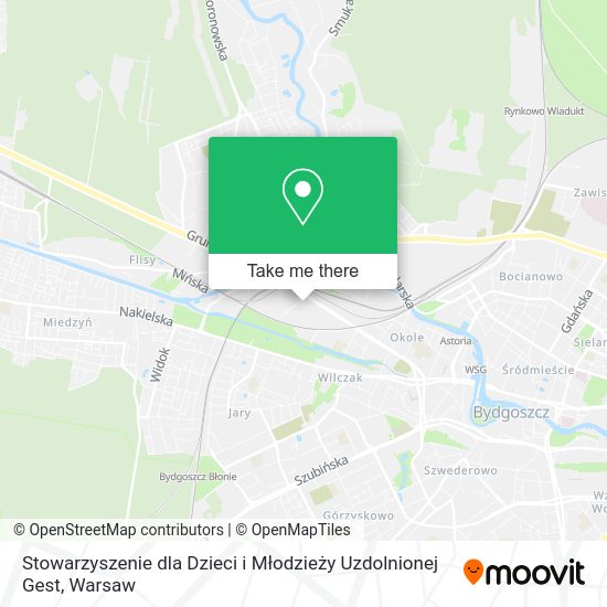 Stowarzyszenie dla Dzieci i Młodzieży Uzdolnionej Gest map