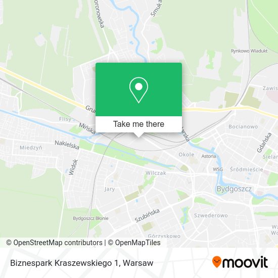 Карта Biznespark Kraszewskiego 1