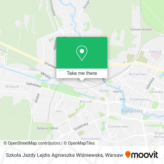 Szkoła Jazdy Lejdis Agnieszka Wiśniewska map